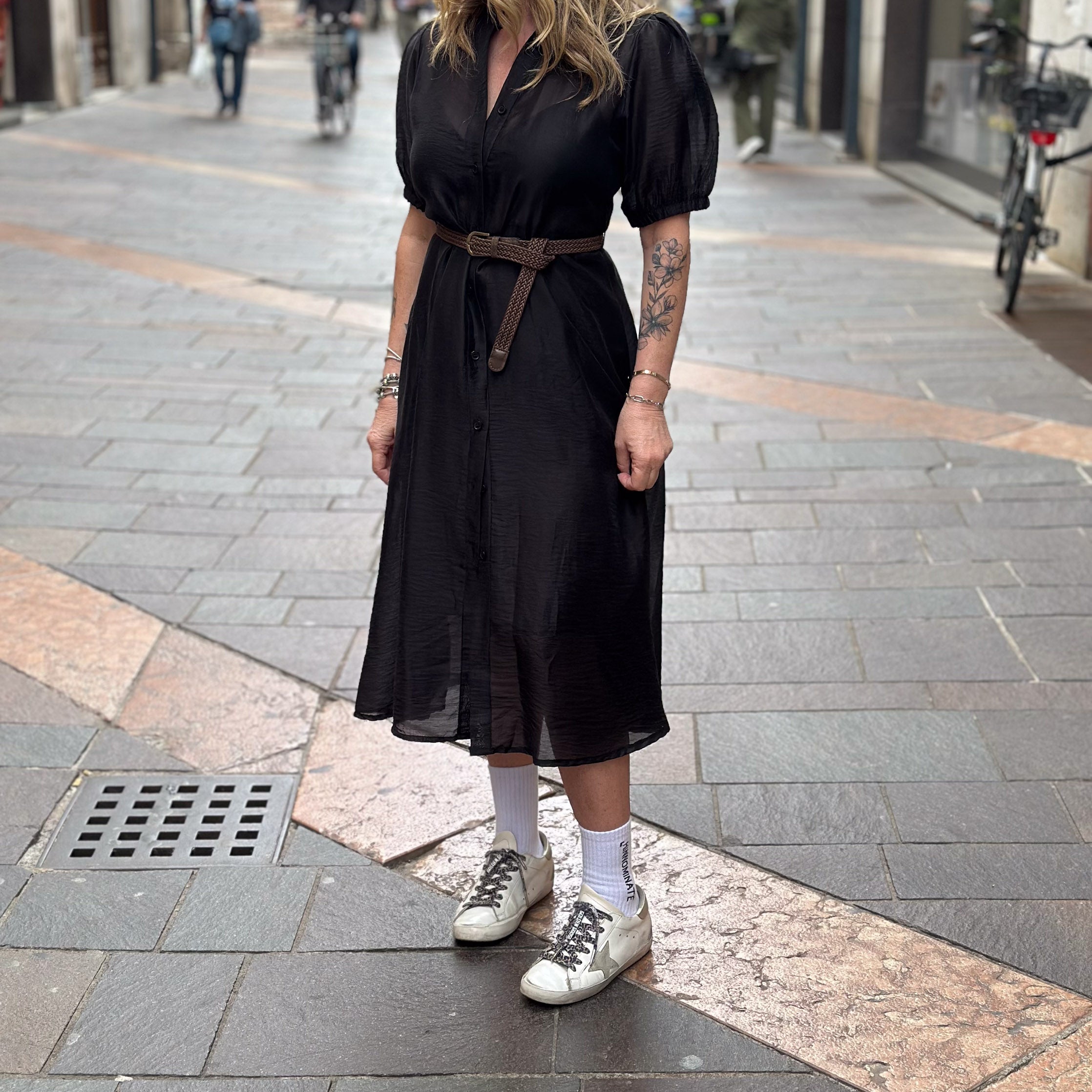 Abito Midi - Bluette , Rosso, Cioccolato, Sabbia, Nero
