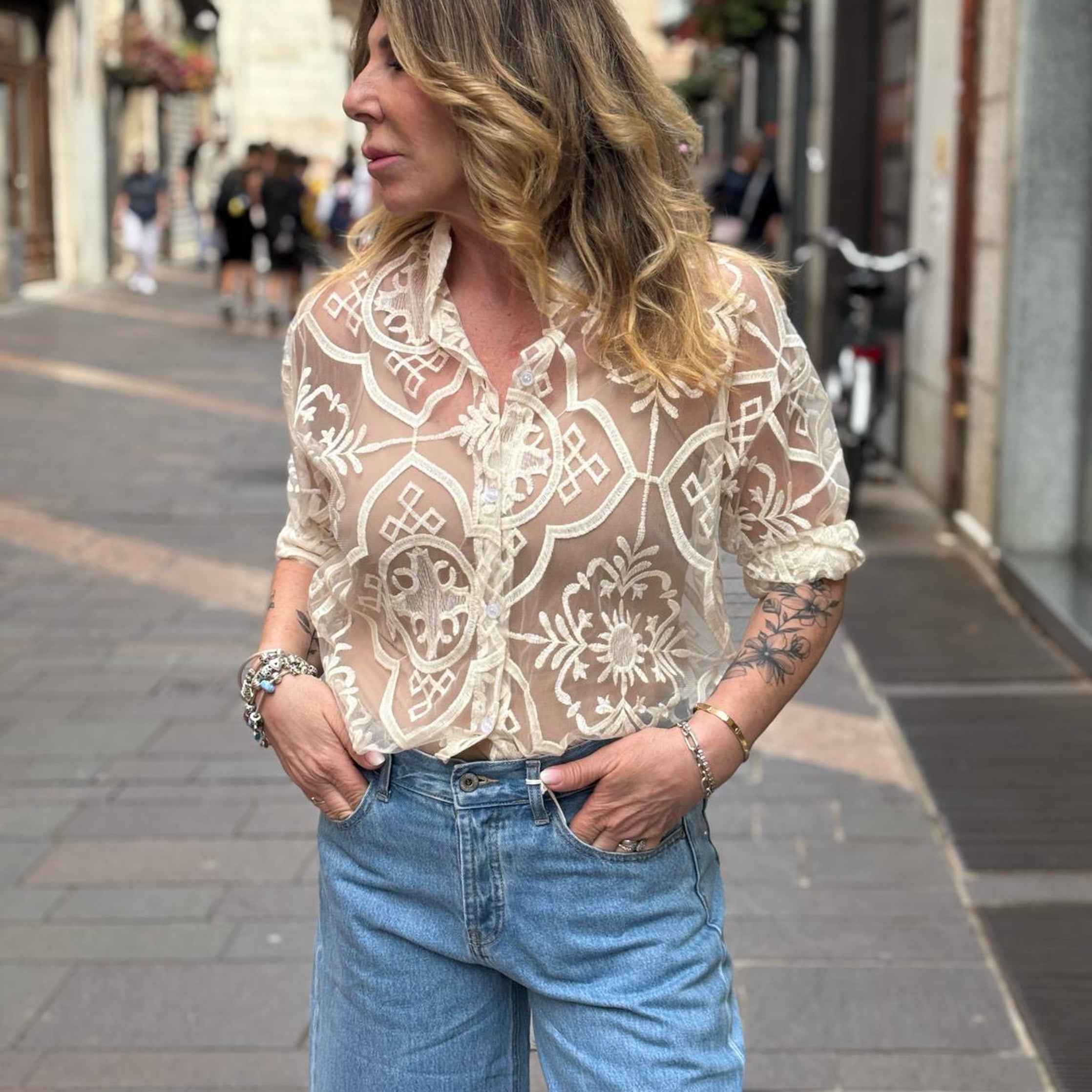 Camicia trasparente - Cecilia