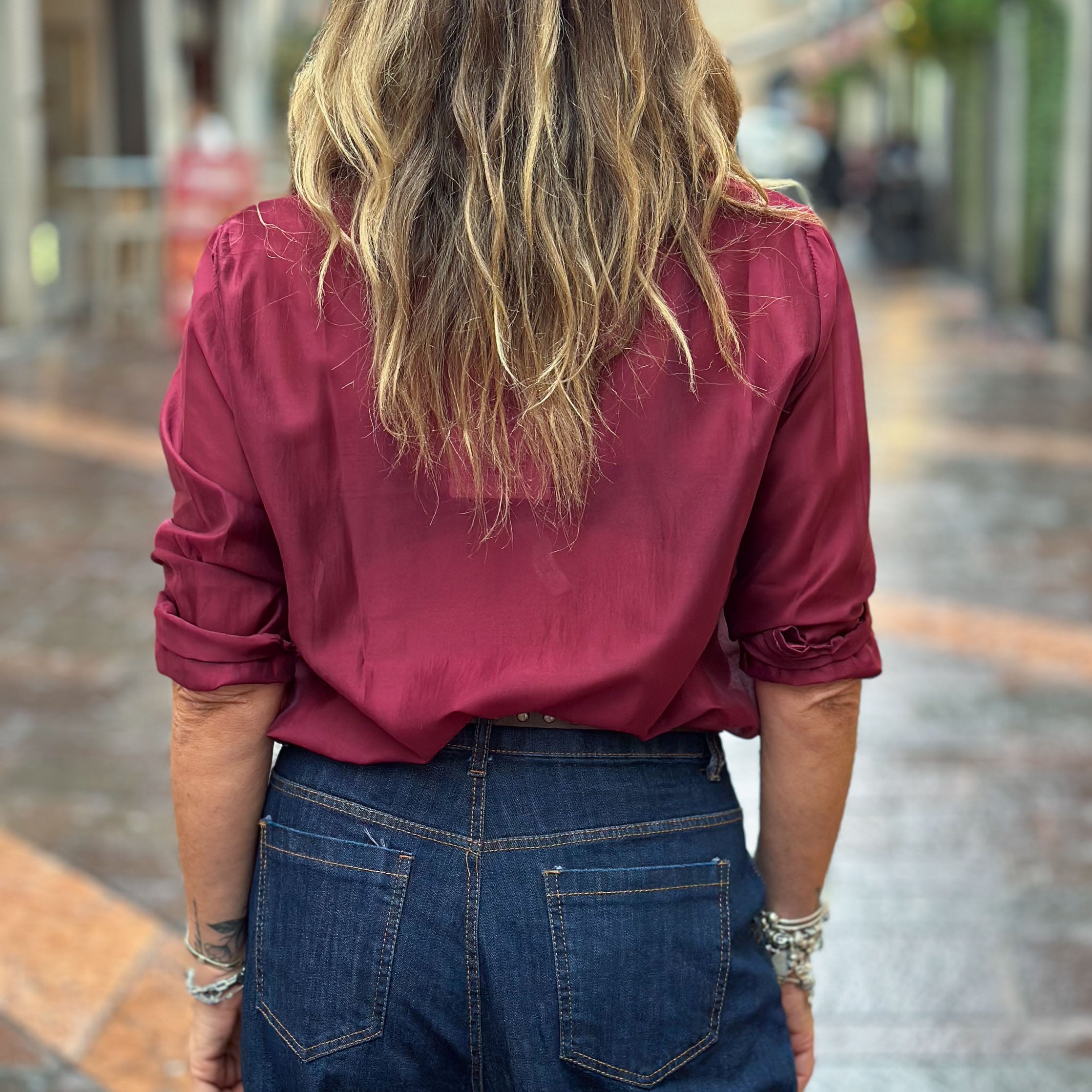 Camicia color vino - Susy Mix