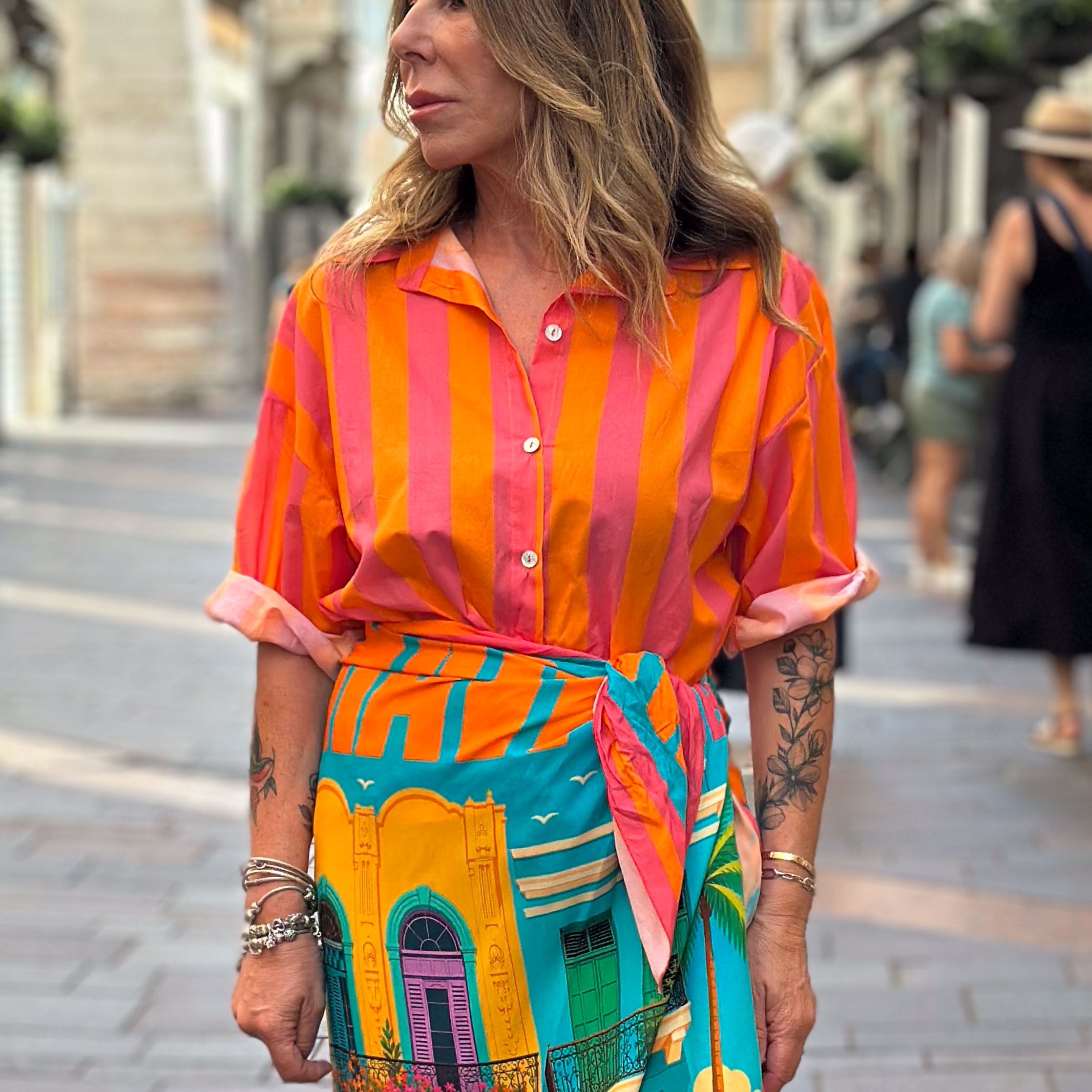Camicia gessata Susy Mix