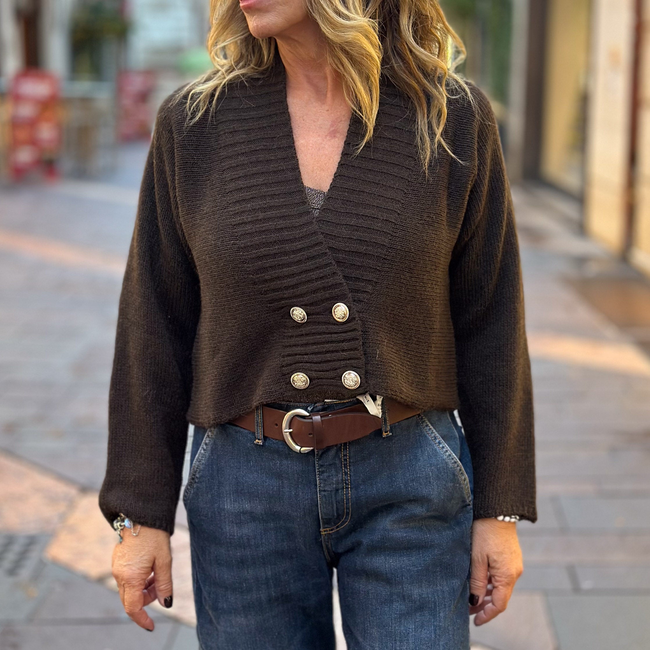 Cardigan doppio petto - Susy Mix