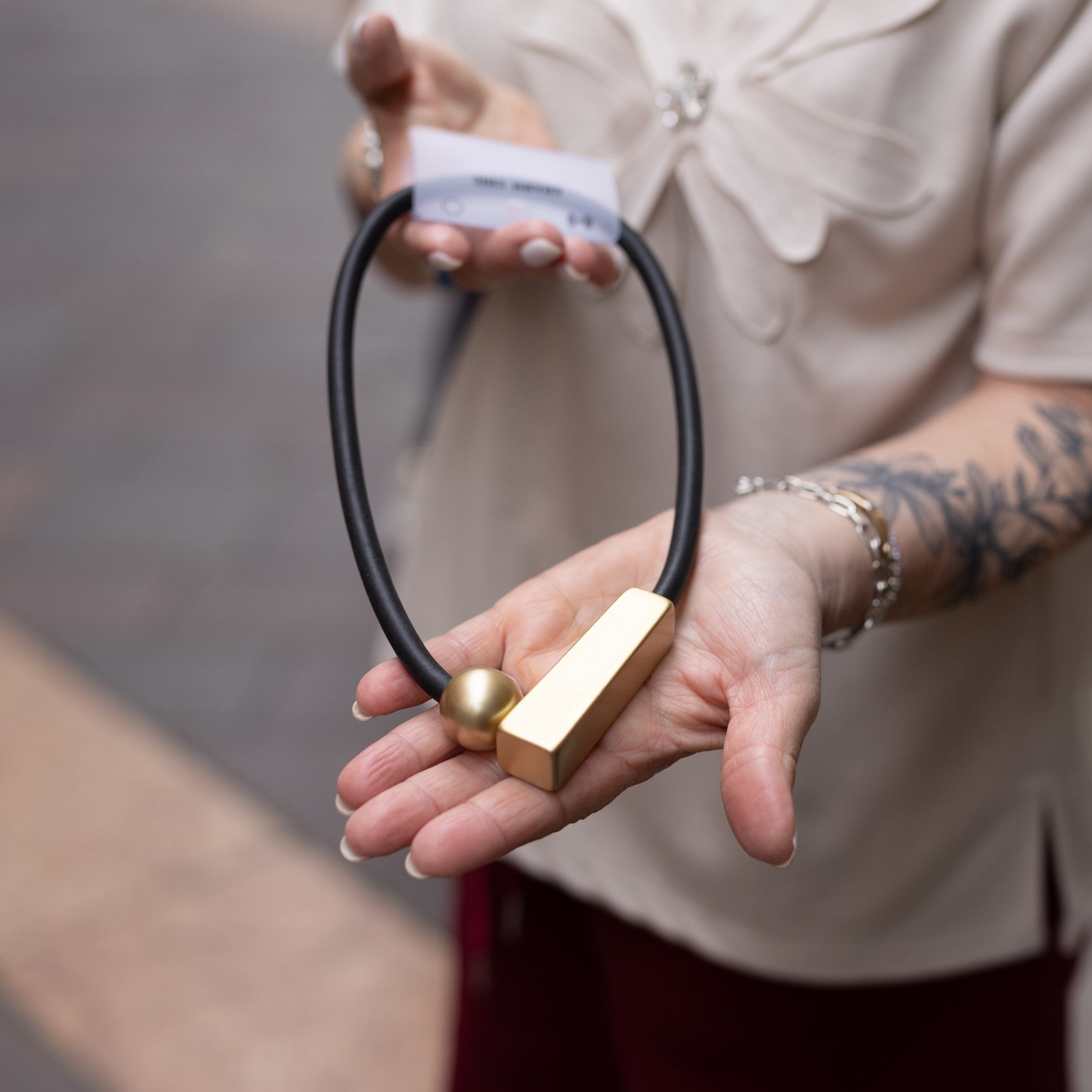 Collana artigianale con calamita