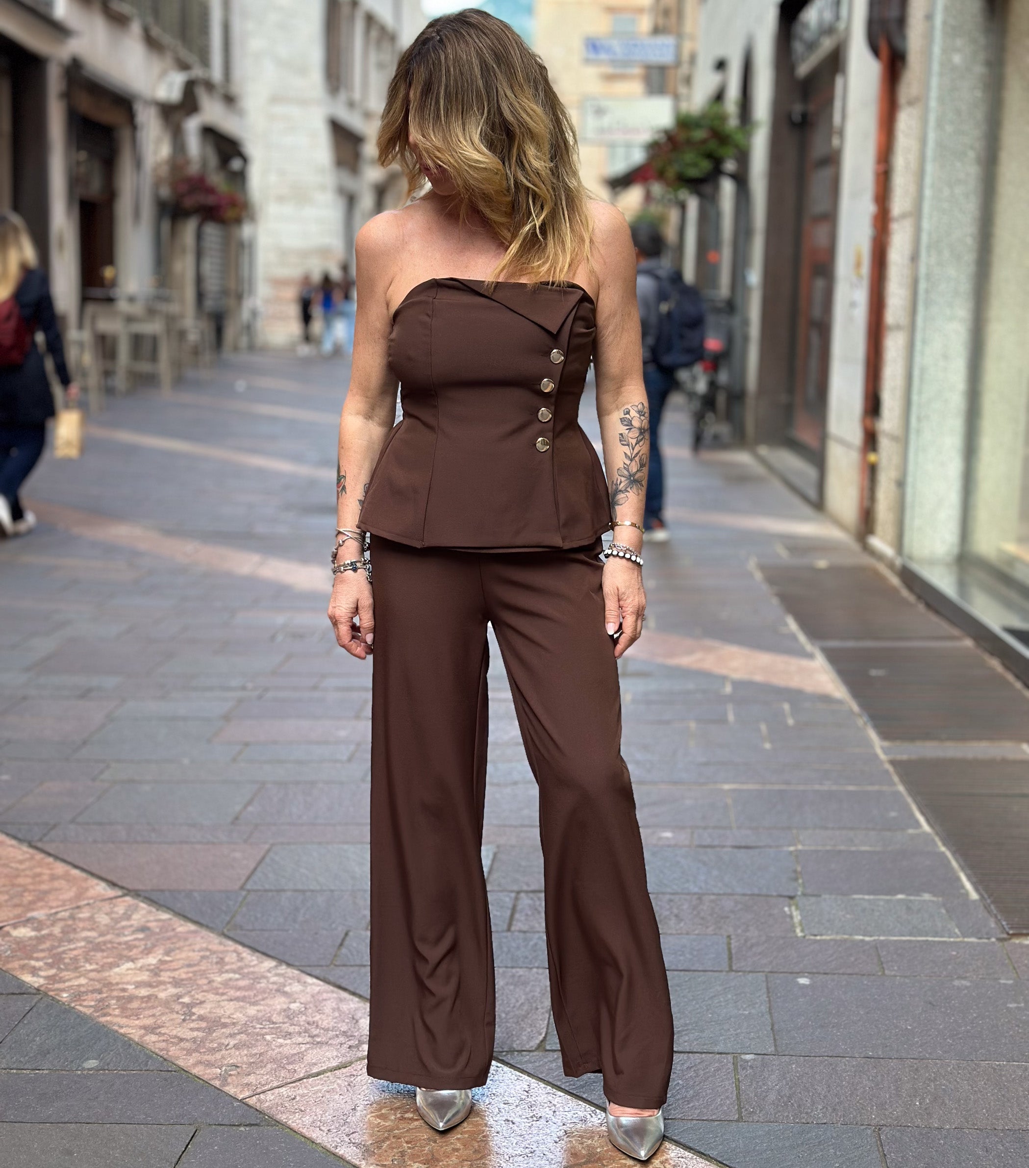 Completo Morena - Marrone