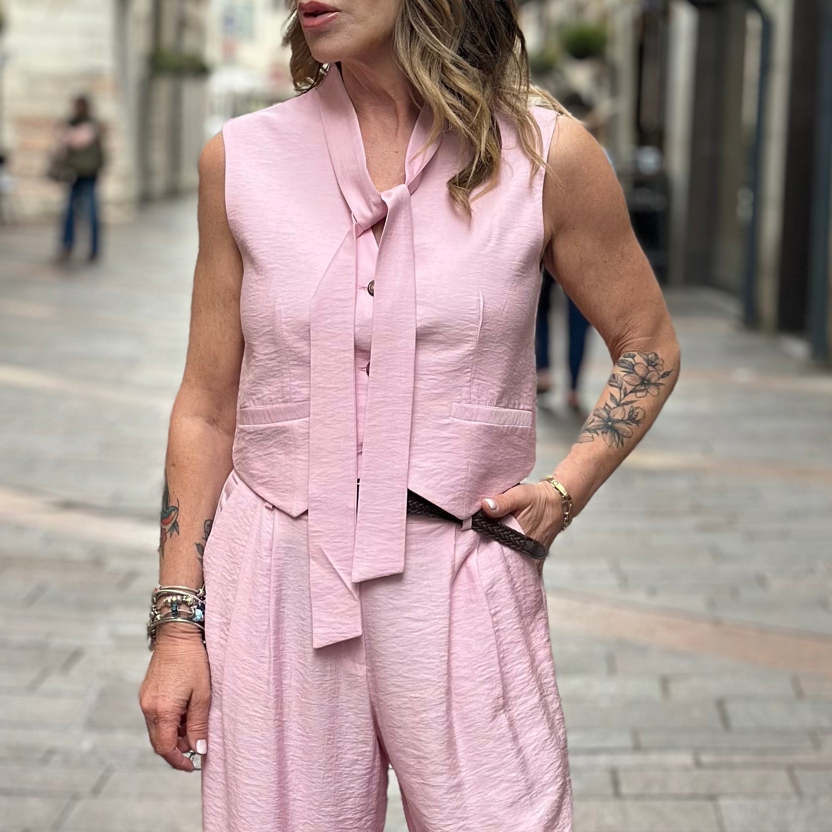 Gilet rosa Susy Mix