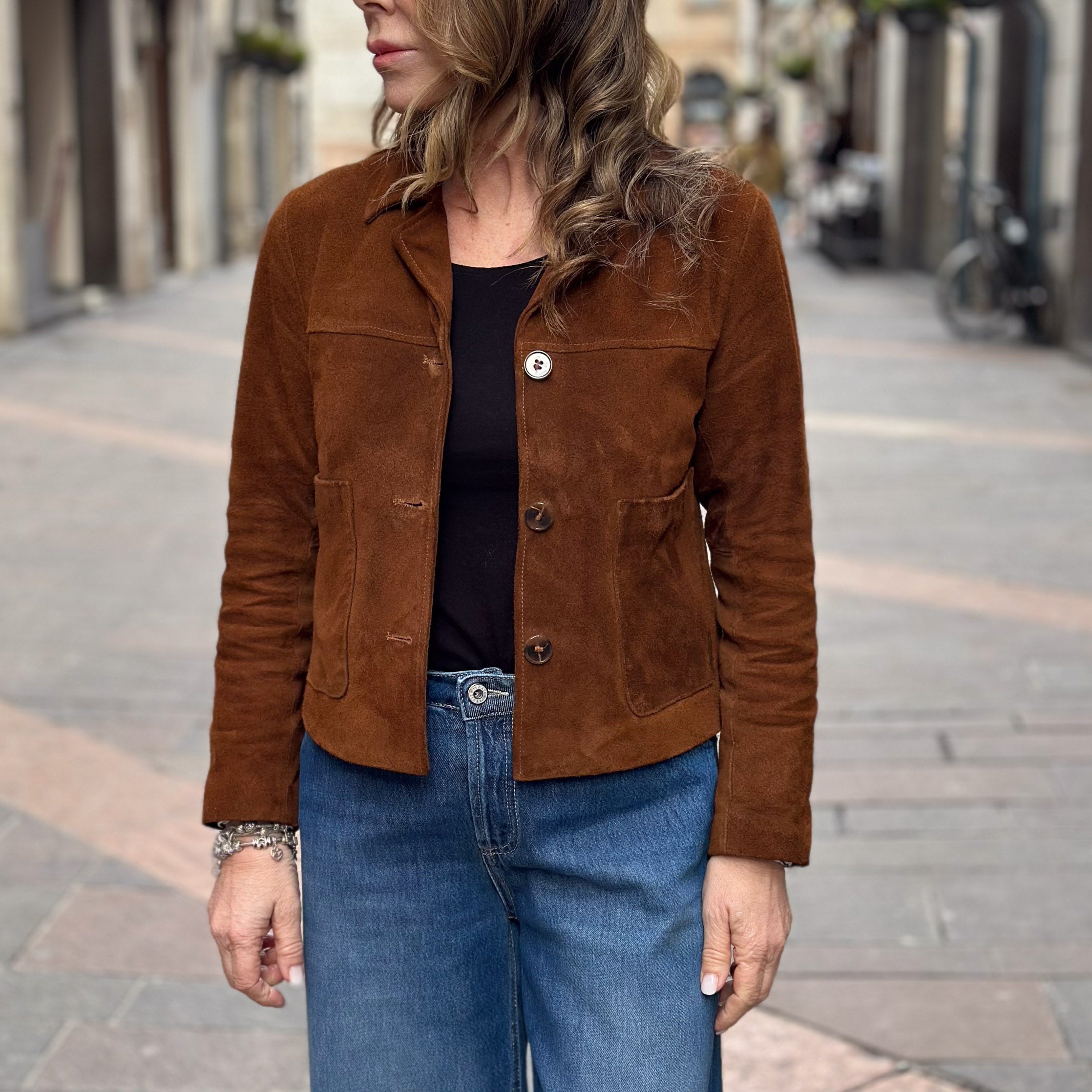 Blazer in camoscio - Two Way