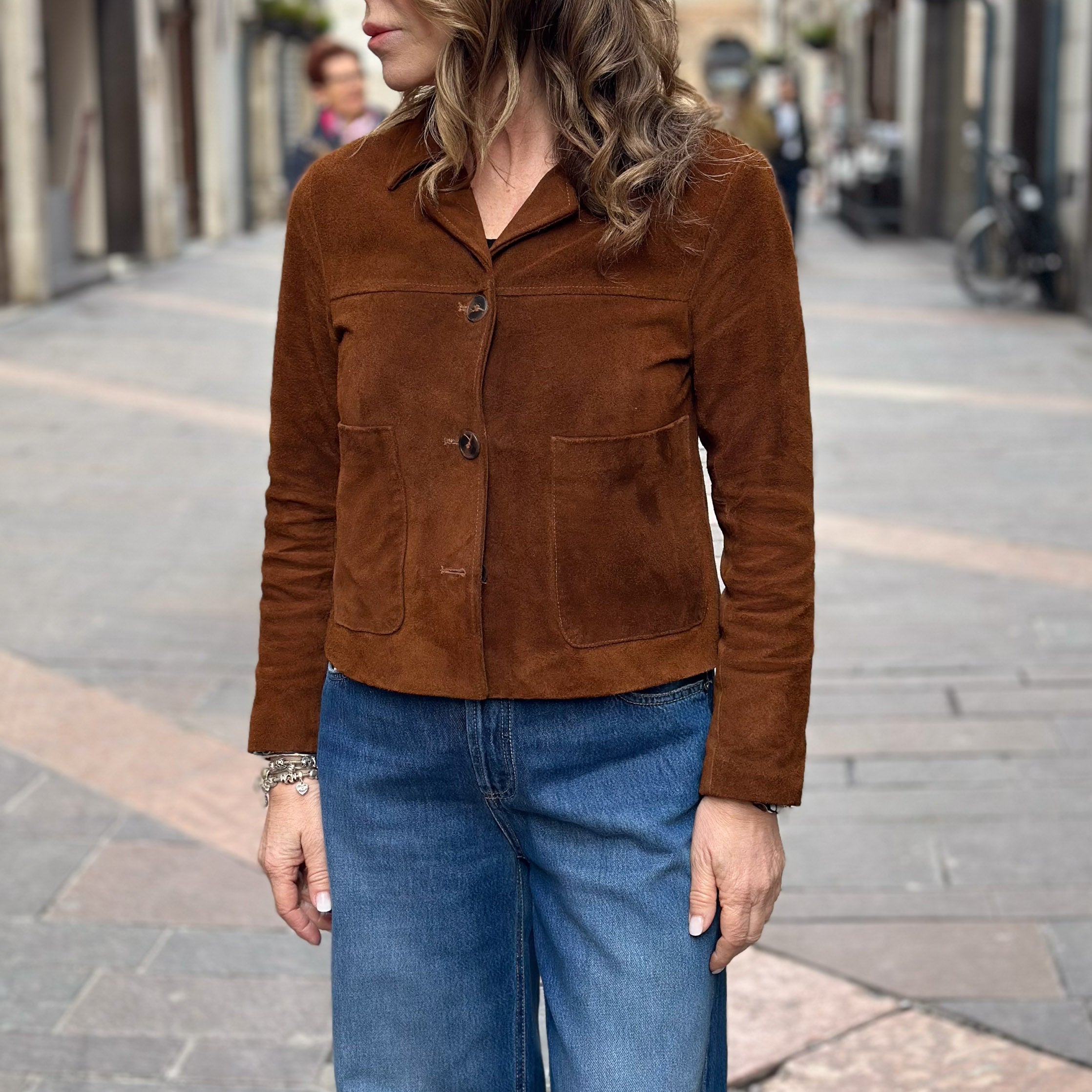 Blazer in camoscio - Two Way