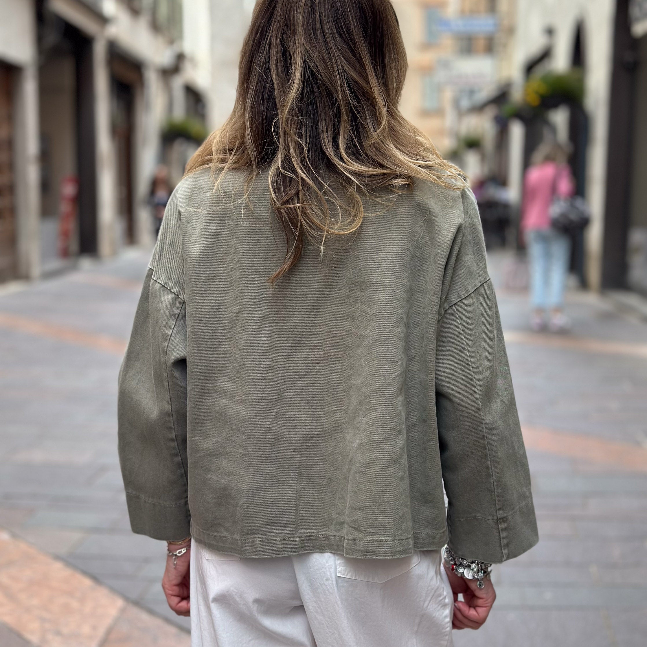 Giacca in denim - verdone