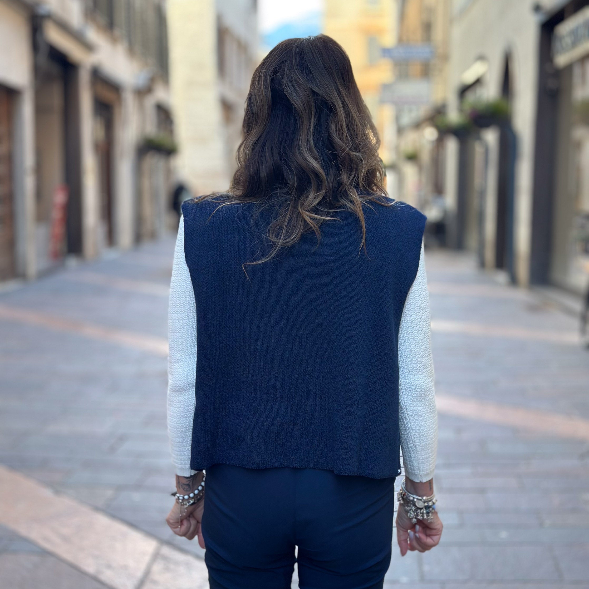 Gilet con ricamo - Two Way