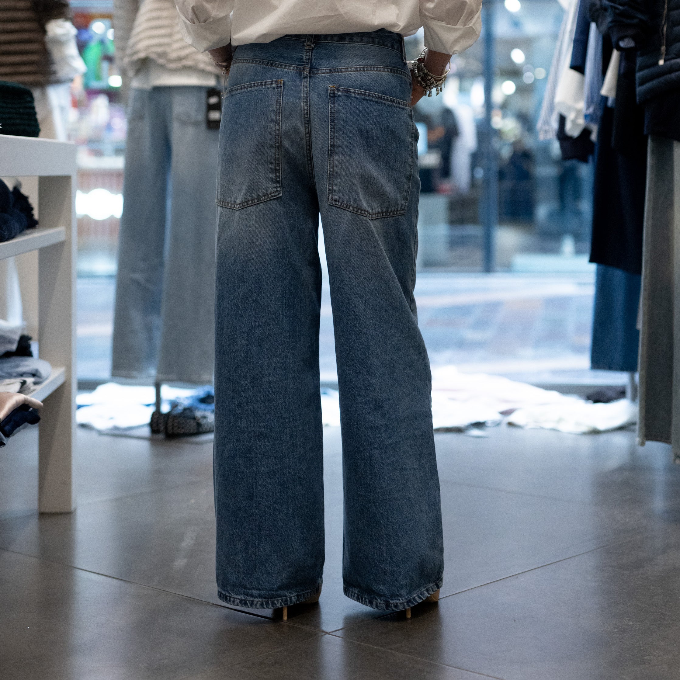 Jeans con tasconi - modello "Sara"