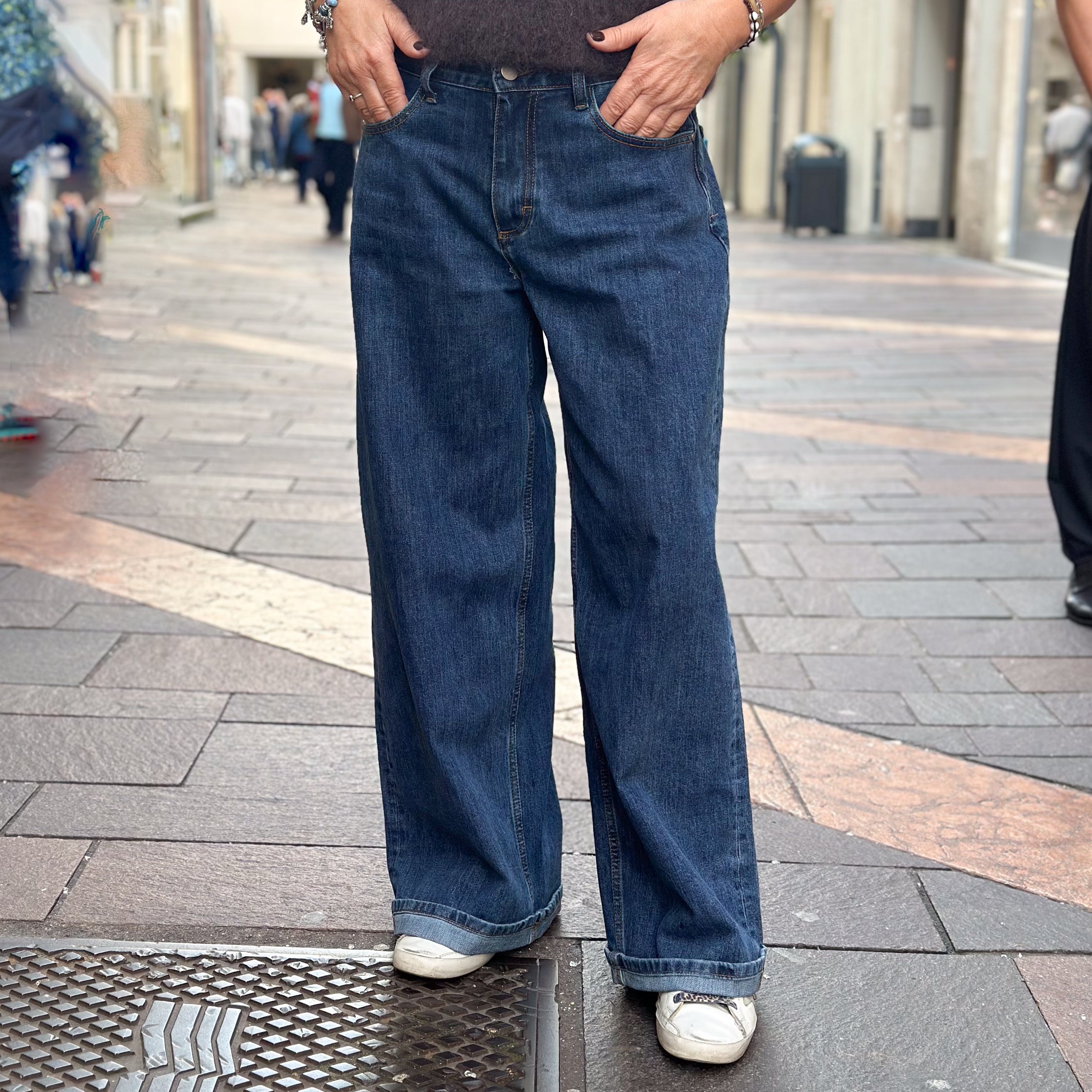 Jeans Ampi taglio dritto