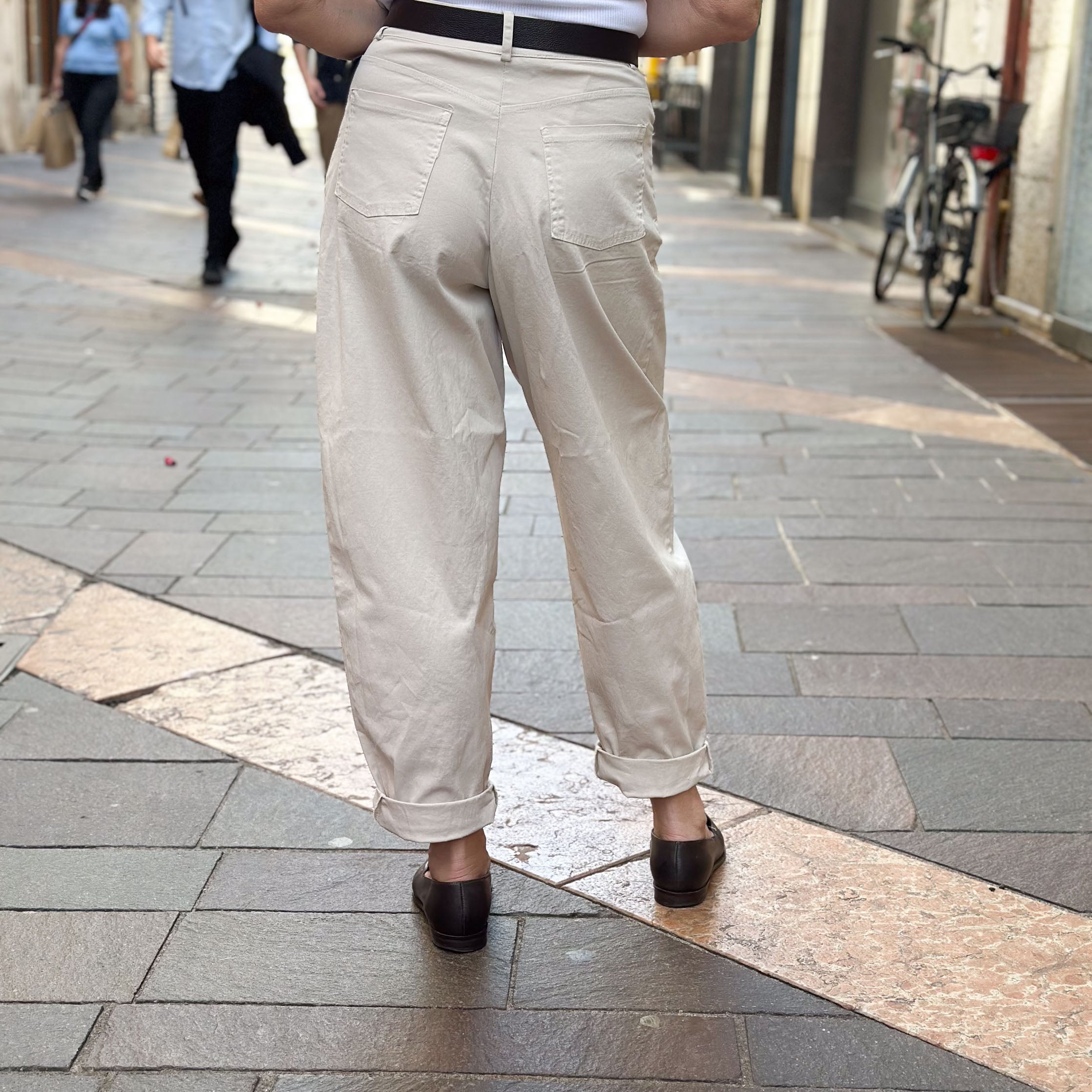 Pantalone Cuoricino - Susy Mix - Rosa, Sabbia e Bianco