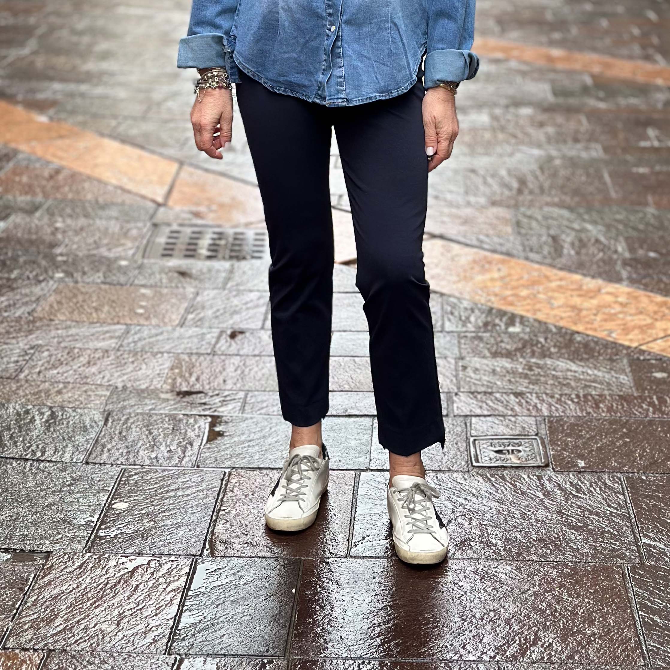 Pantaloni Scalino Punto Milano