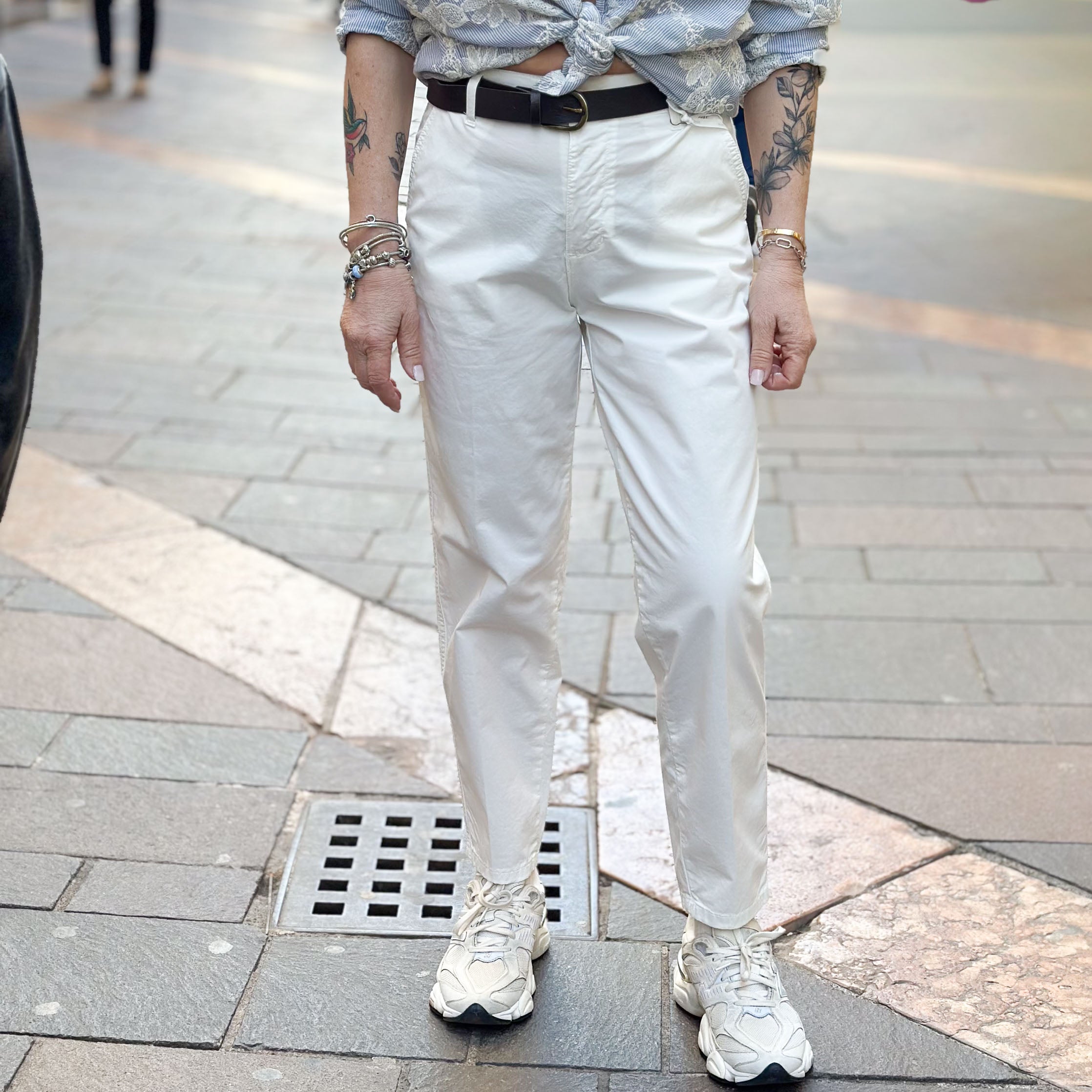 Pantalone Bianco Susy Mix