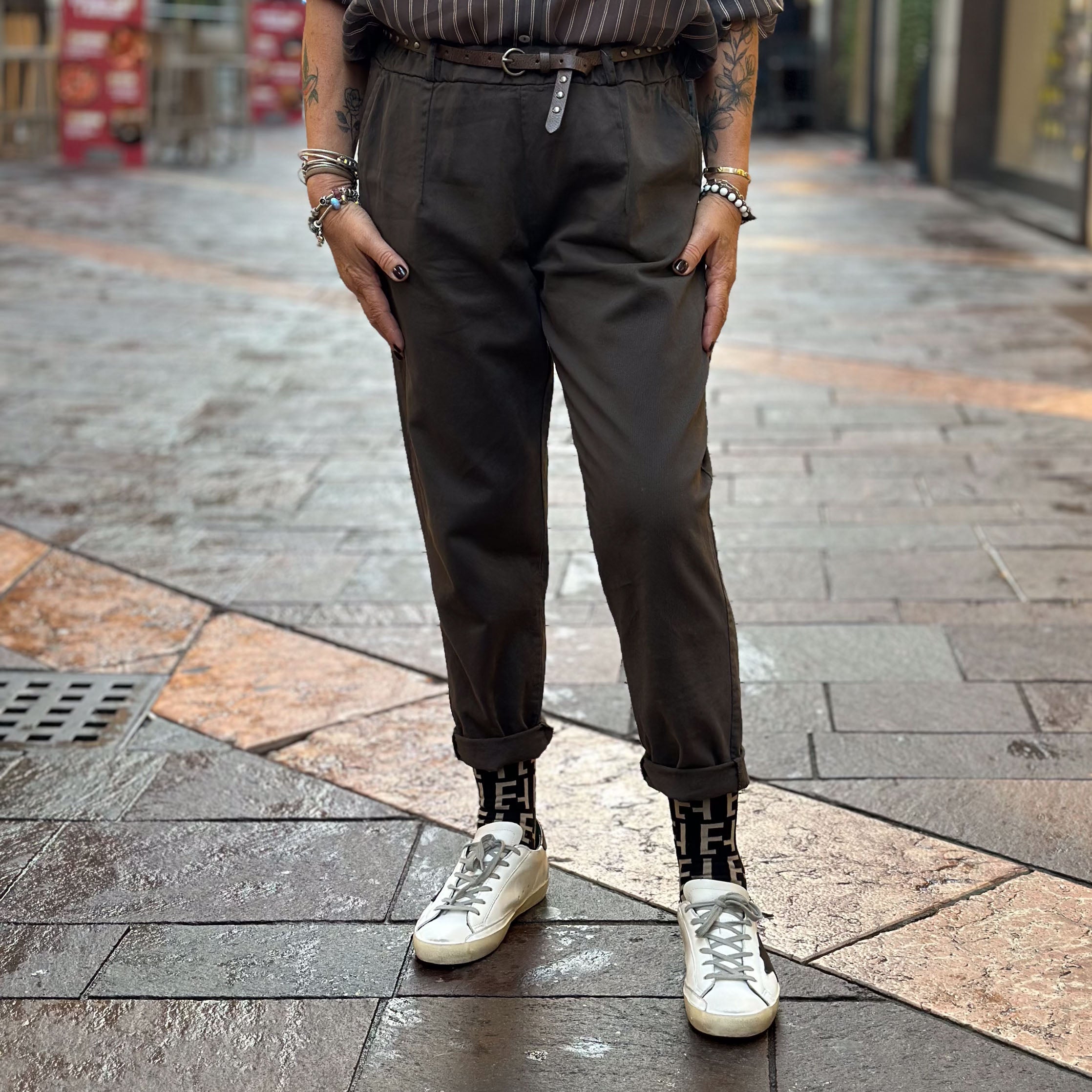 Pantalone Marrone Carlotta