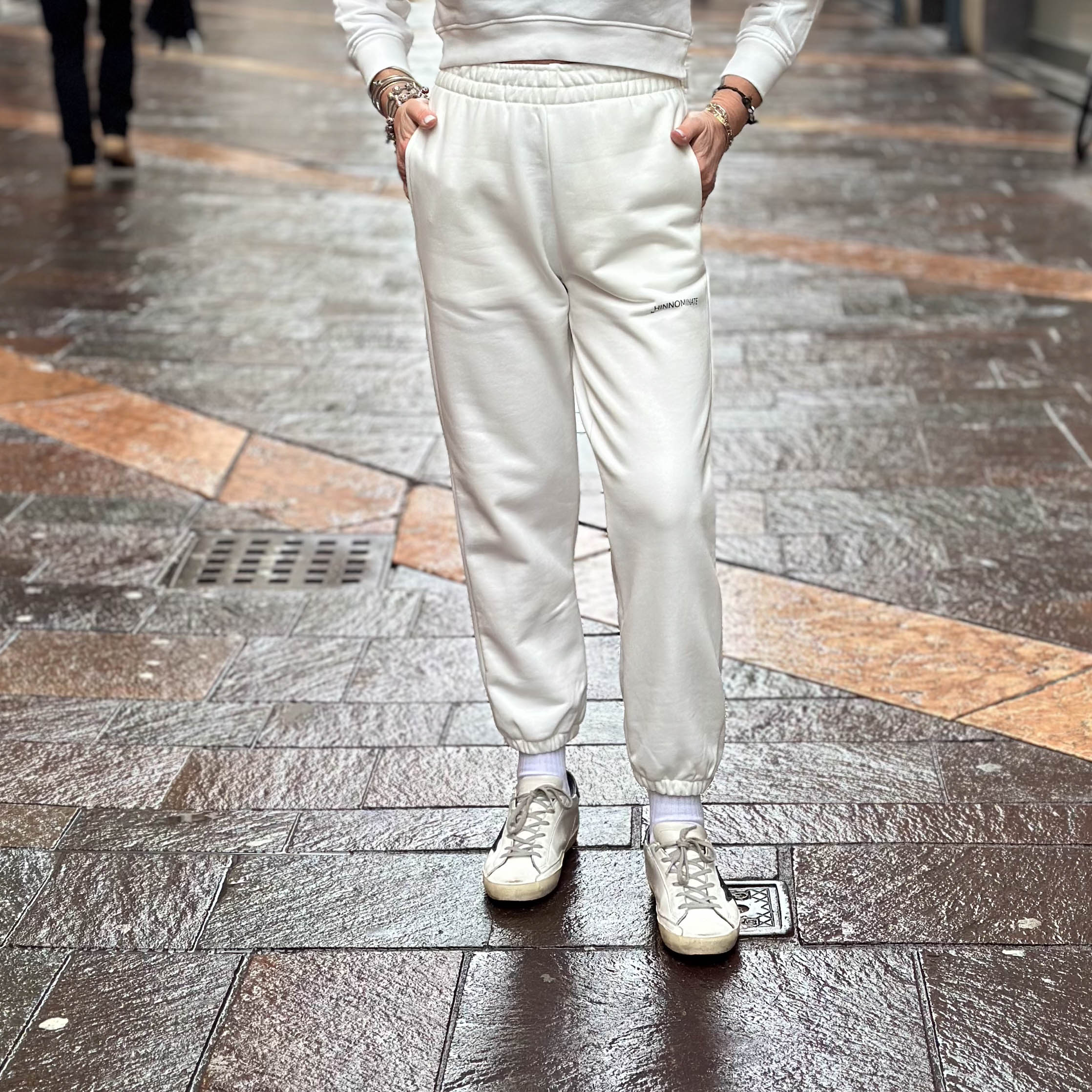 Pantaloni Hinnominate Basic - Moka , bianco, nero, burro