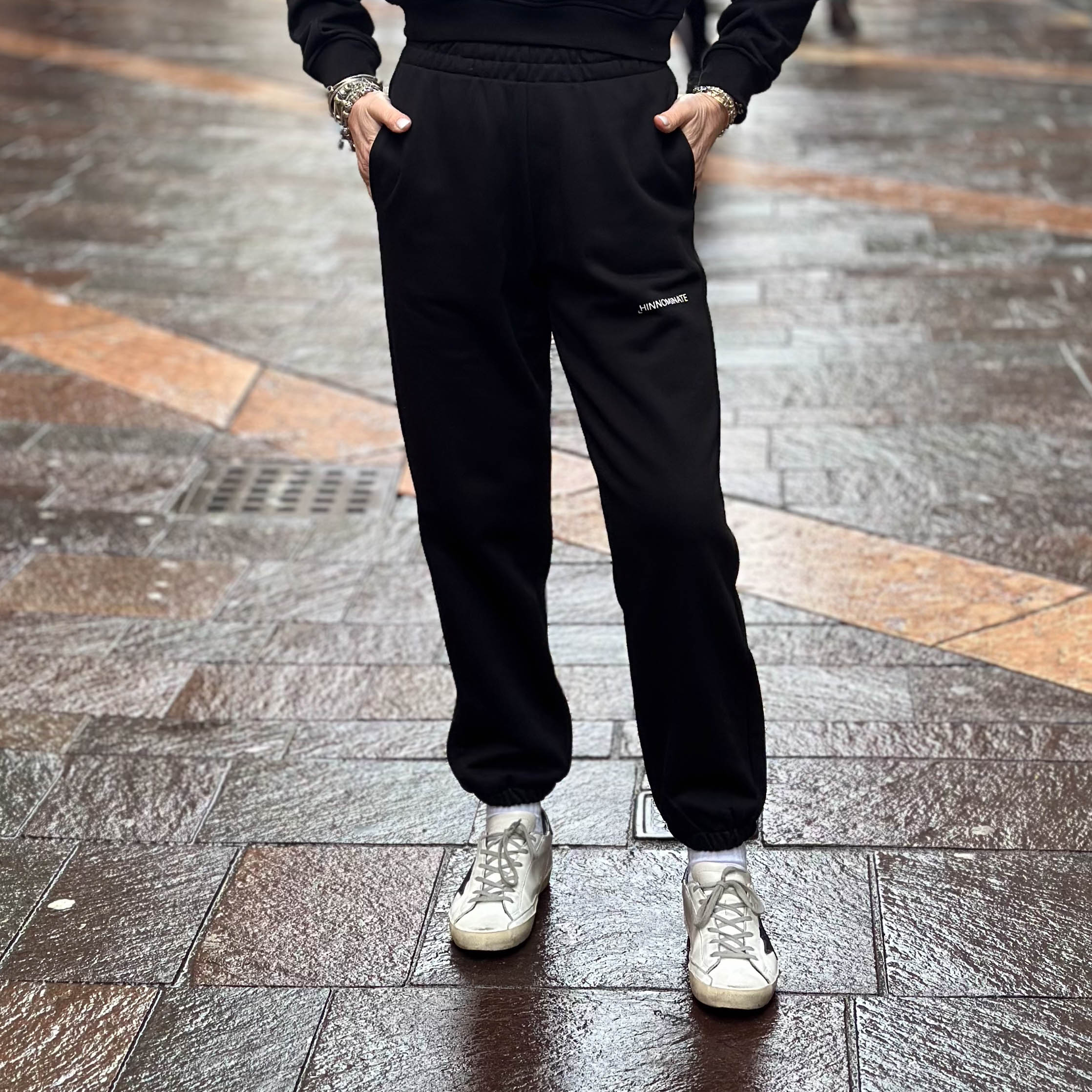 Pantaloni Hinnominate Basic - Moka , bianco, nero, burro