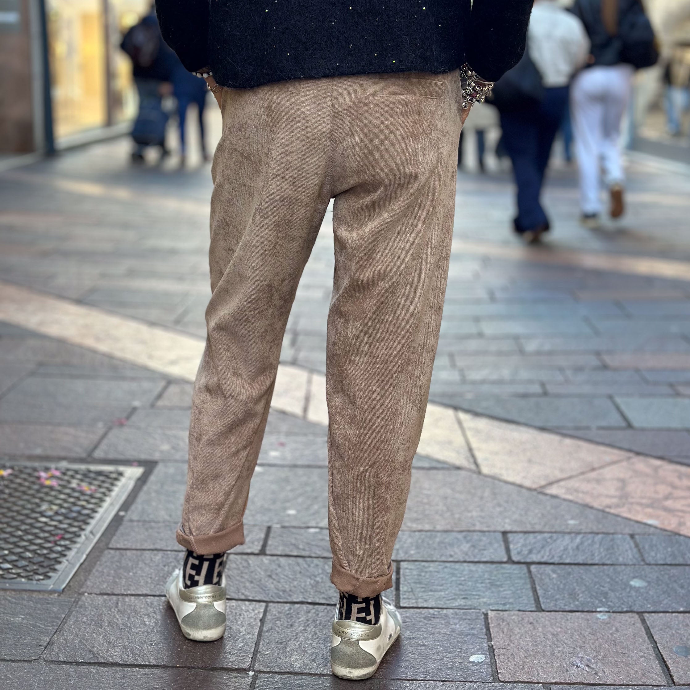 Pantaloni Velluto Susy Mix