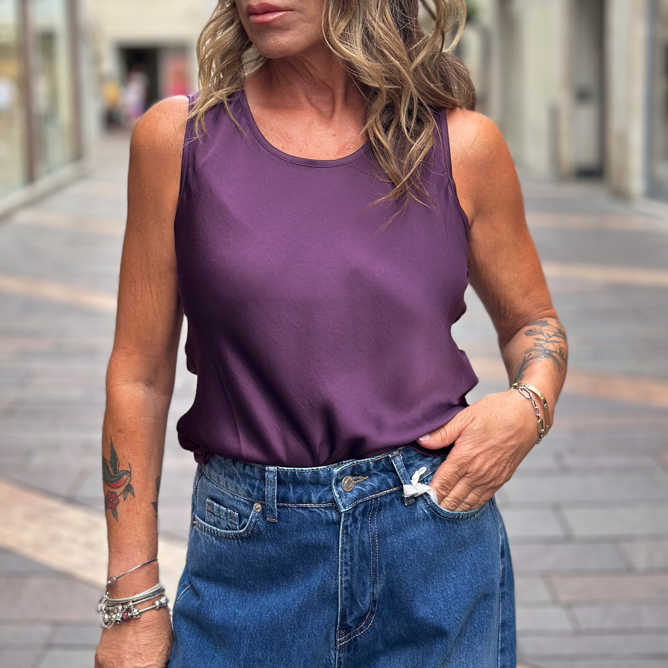 Top Susy Mix - color melanza