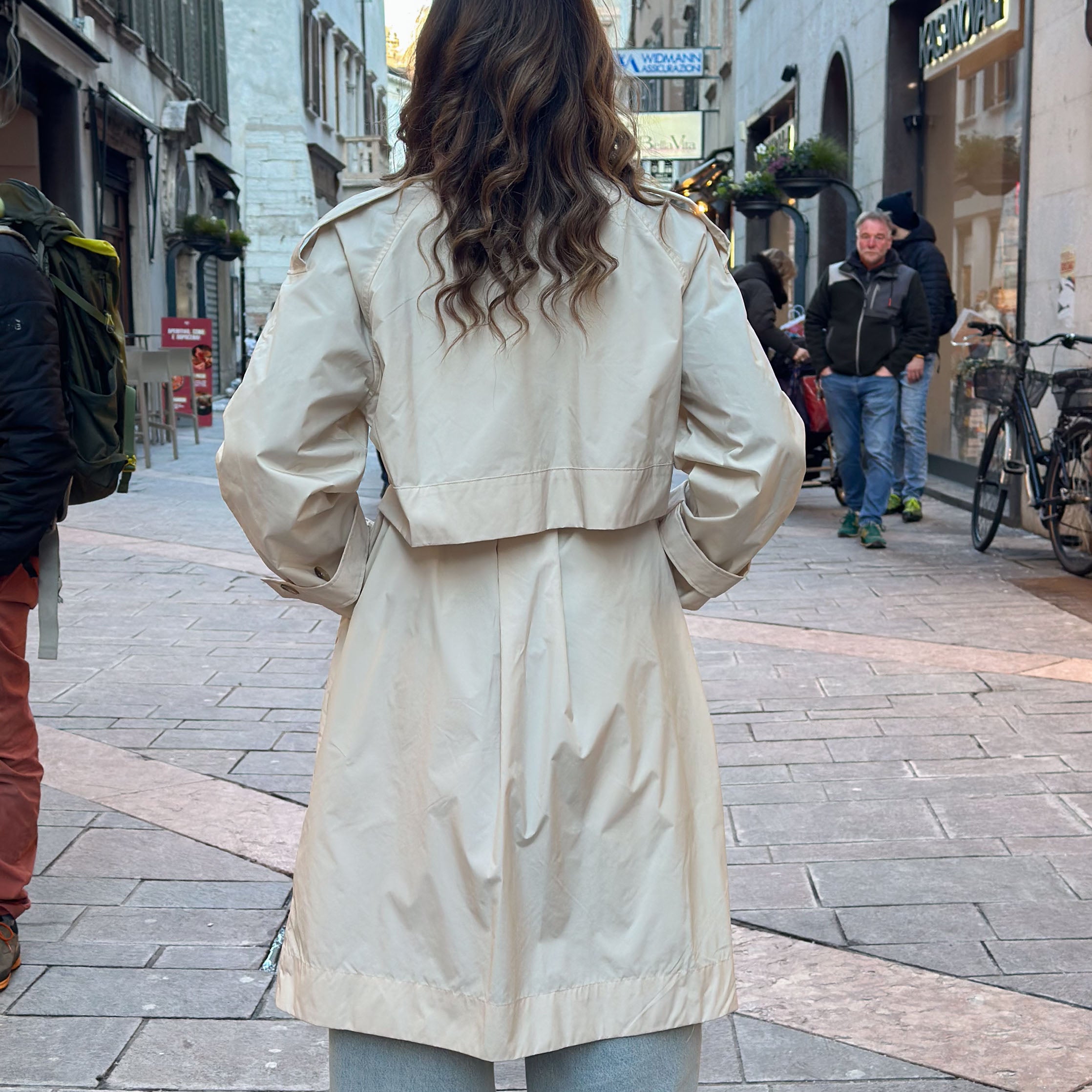 Trench lungo - Please - Blu e Sabbia
