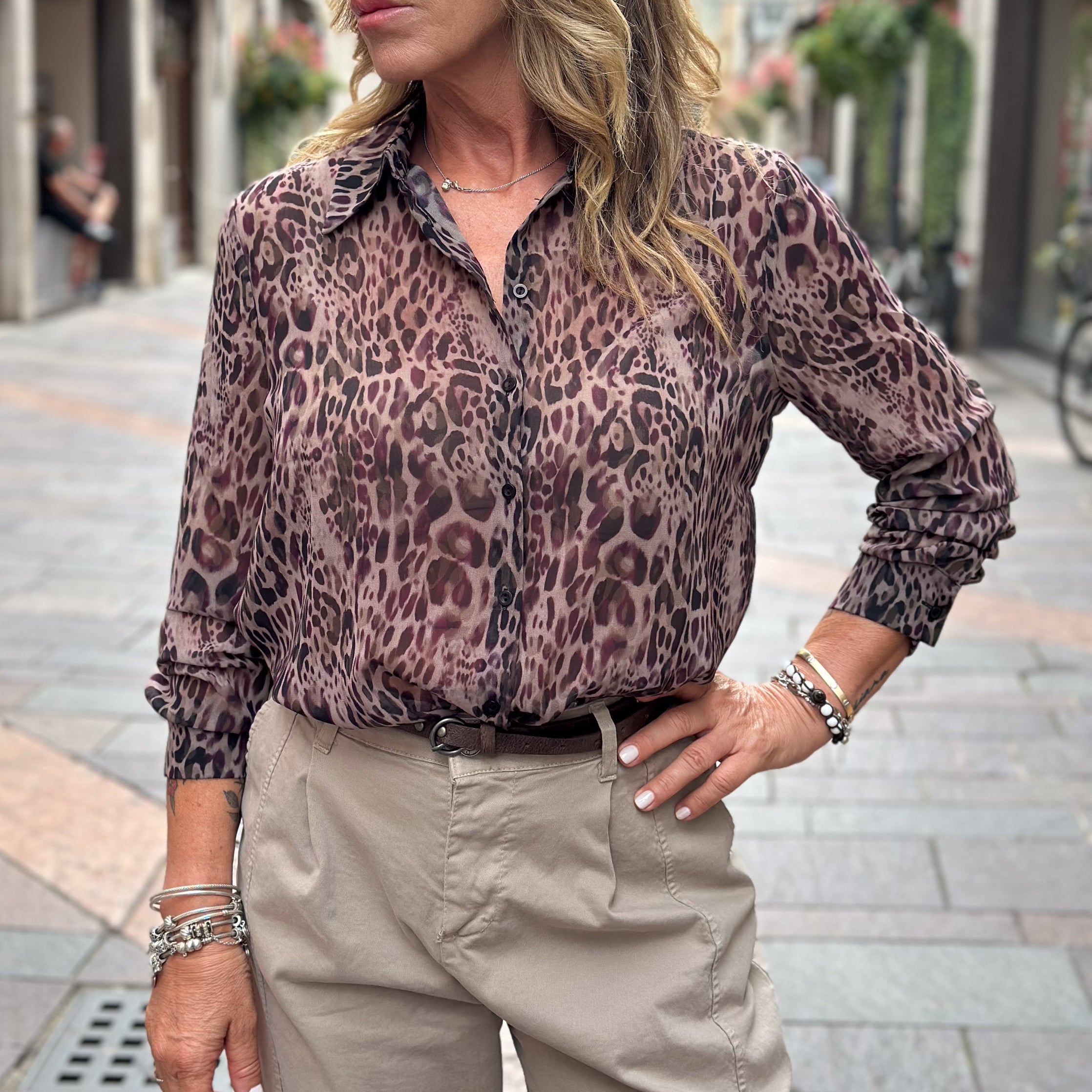 Camicia Leopardata Susy Mix
