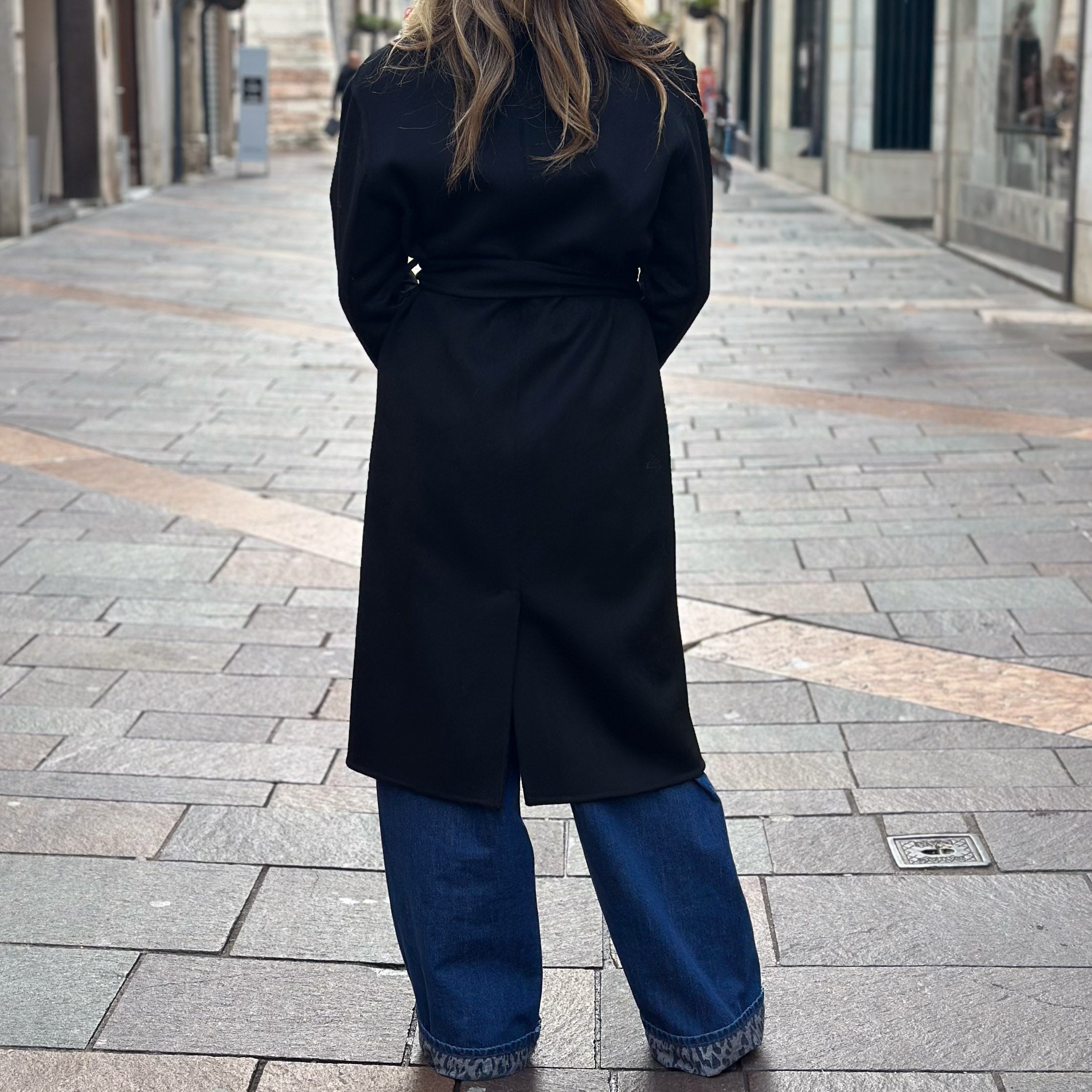 Cappotto lungo in lana - Susy Mix