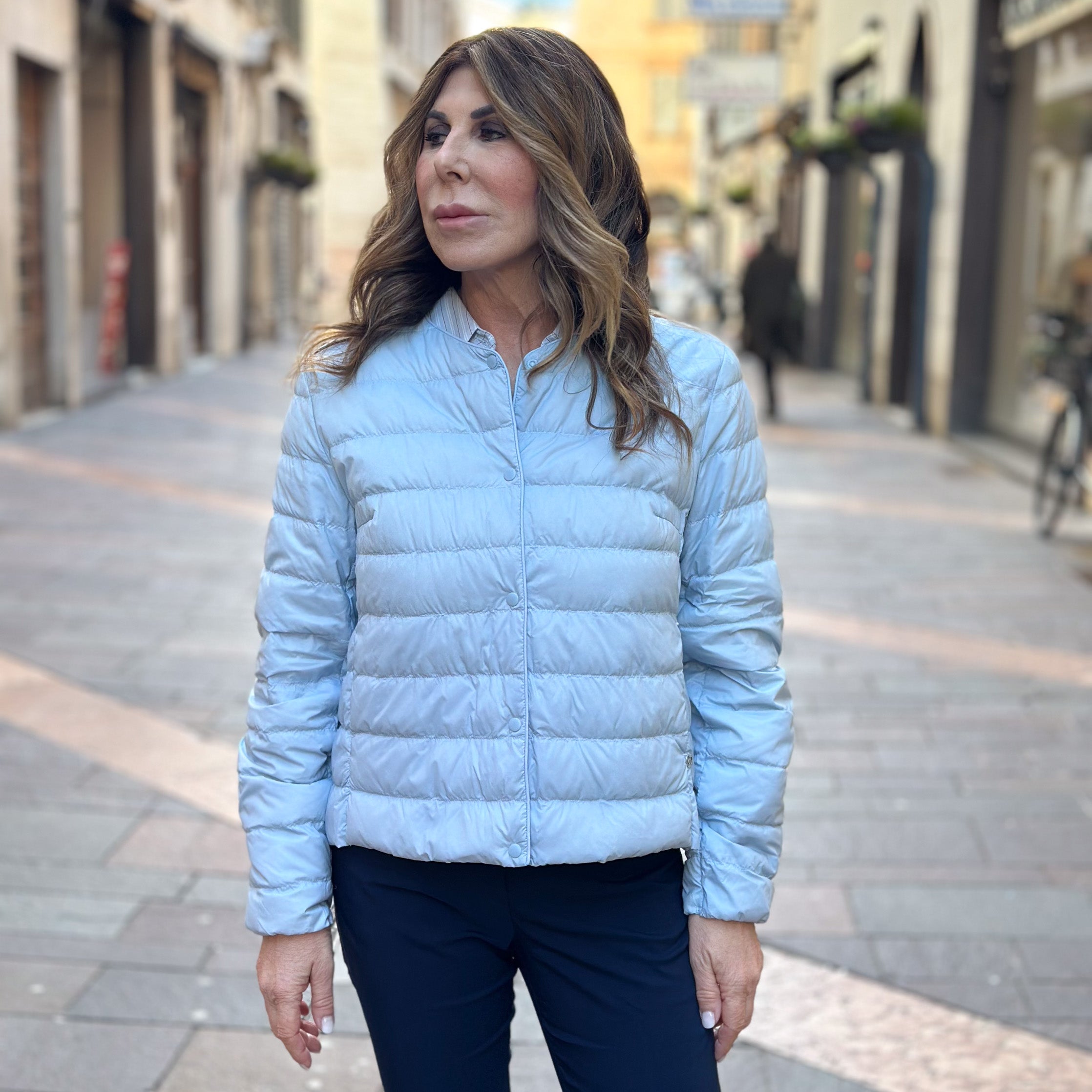 Piumino 100 grammi - Please - Blu e azzurro