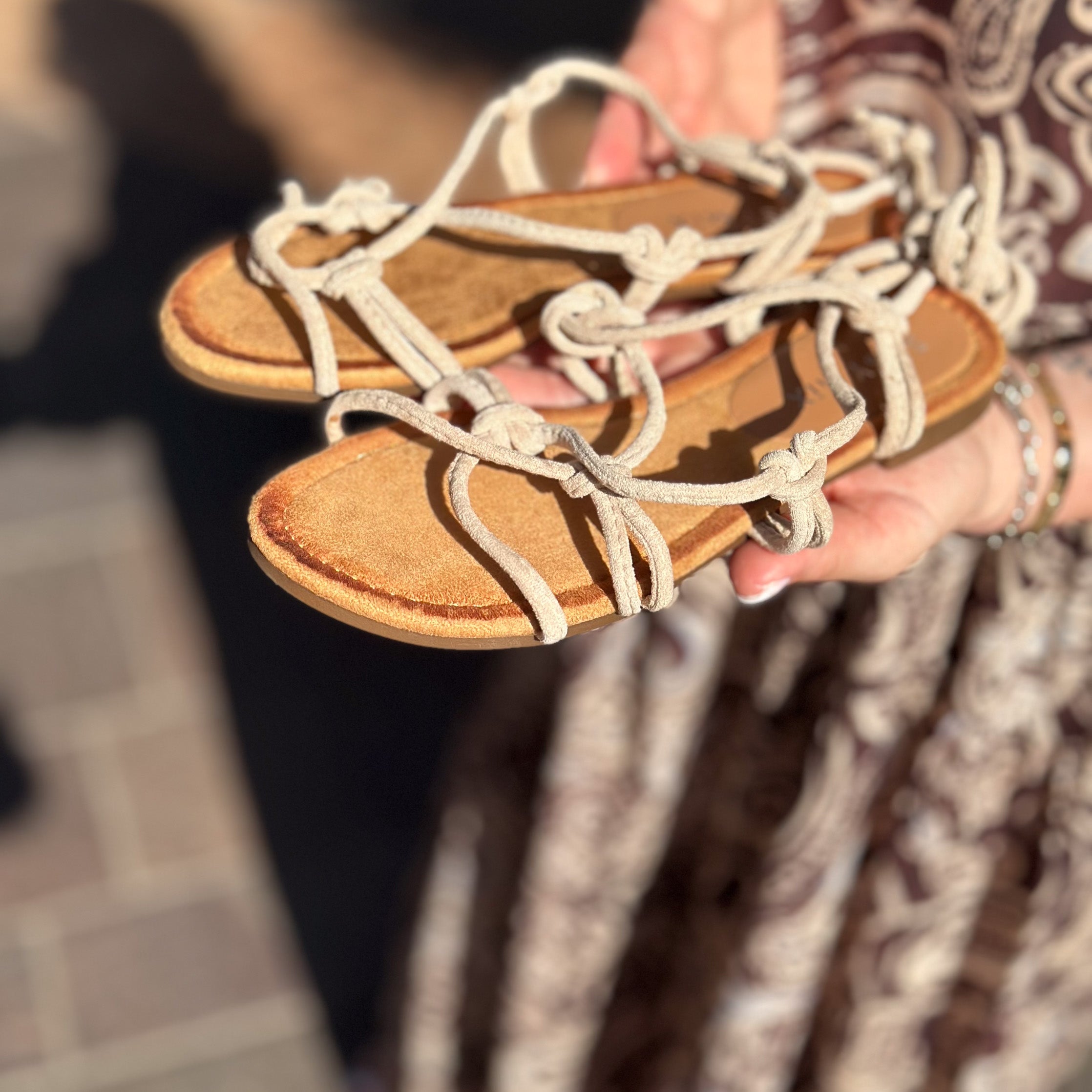 Sandaletto con lacci Susy Mix