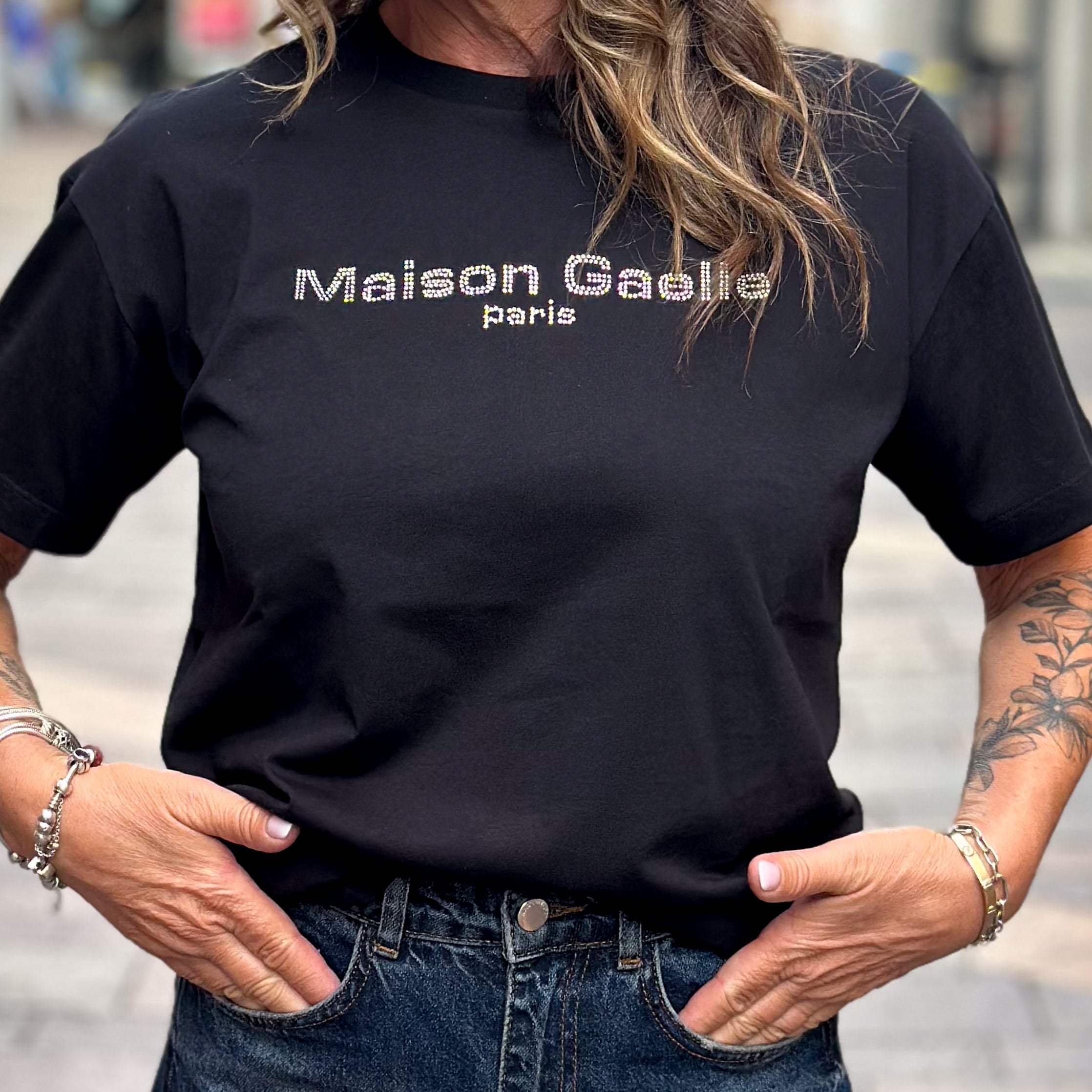 T-shirt Maison Gaëlle Paris 100% cotone