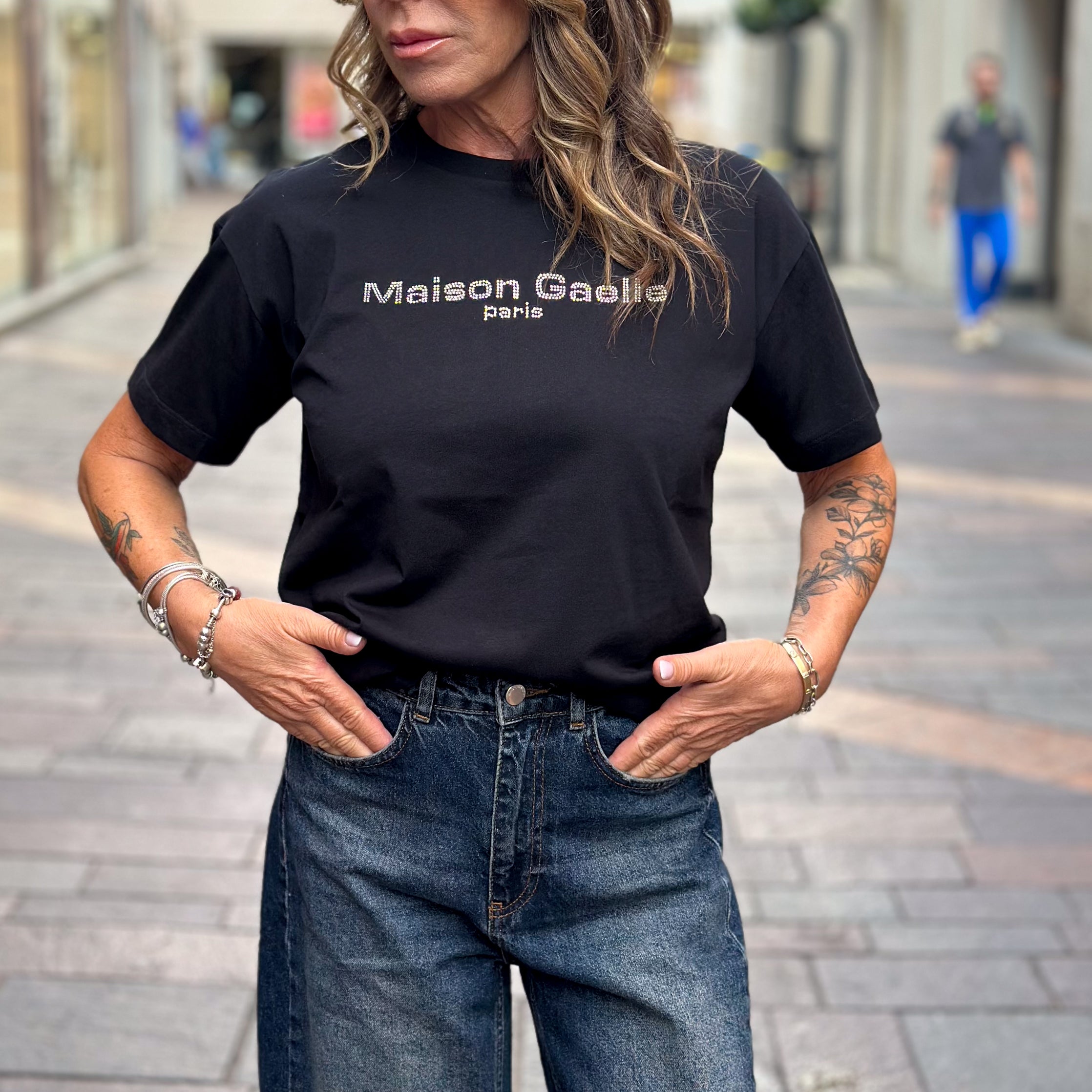 T-shirt Maison Gaëlle Paris 100% cotone